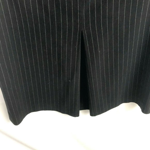 Ann Taylor Women's Pin Striped Skirt Size 6 Black - Picture 6 of 8